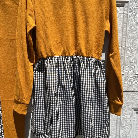 Set of 2 Kocer Girl’s Checkered Sweatshirt and Pants Set - Picture 7 of 7